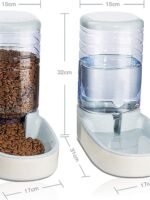 Edipets, Cat Food Dispenser Automatic Dog Food Dispenser 2 Units 3.8L Food Dispenser for Pets