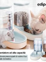 Edipets, Cat Food Dispenser Automatic Dog Food Dispenser 2 Units 3.8L Food Dispenser for Pets