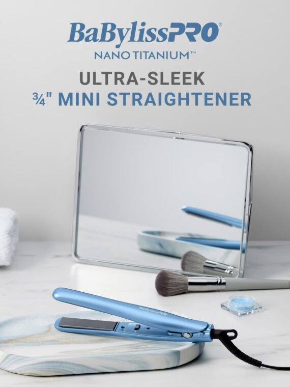 BaBylissPRO Nano Titanium 3/4" Ultra-Sleek Straightener