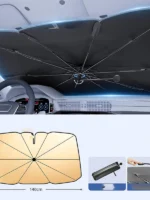 Bendable Car Windshield Sunshade Umbrella