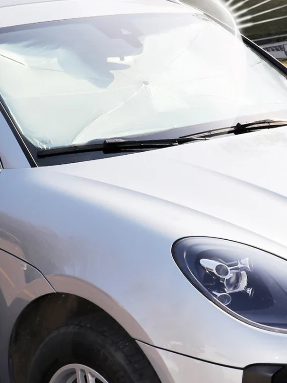Bendable Car Windshield Sunshade Umbrella