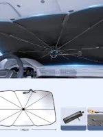 Bendable Car Windshield Sunshade Umbrella