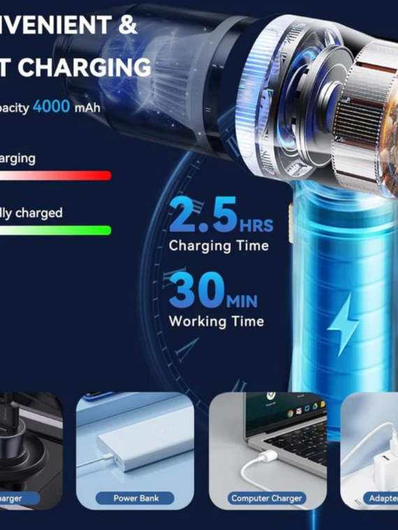 2-in-1CordlessHandheld VacuumCleaner